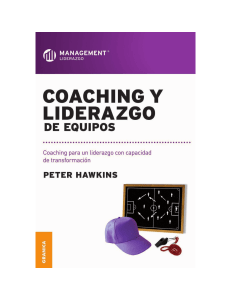 Coaching y liderazgo de equipos Hawkins 2012