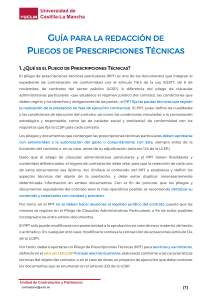 Guía para la redacción de pliegos de prescripciones técnicas de la UCLM (3)