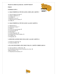 Manual de Calidad Cart&oacute;n Corrugado: Producci&oacute;n y Especificaciones