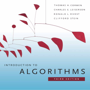 Introduction to algorithms-3rd Edition (1)