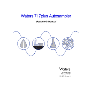 Waters 717plus Autosampler