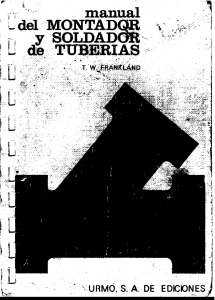 Manual del montador y soldador de tuberias. Frankland