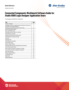 CCWorkbench ManualProgramación