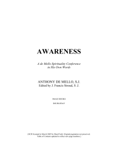Anthony de Mello - Awareness