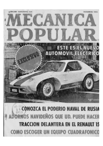 1er auto electrico Mecanica Popular 1972 dic