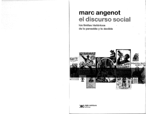 El Discurso Social-Marc Angenot