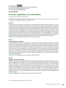 Ciencias cognitivas y la neuroética