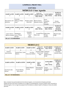 limpieza profunda 22 de julio