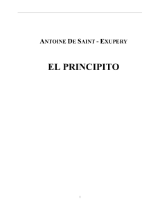 Antoine De Saint-Exupéry - El principito