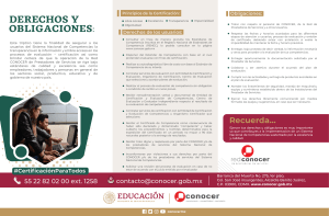 Derechos y Obligaciones: Sistema Nacional de Competencias