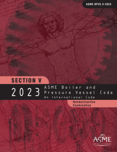 5.0 - ASME BPVC 2023 - Section V