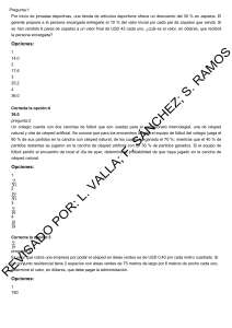 Preguntas y respuestas Evaluación para Ingreso Universidades