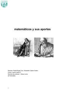 matemáticos y sus aportes