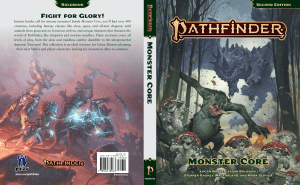 Pathfinder Monster Core Rulebook: Creatures & Battles