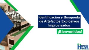 Identificación y Búsqueda de Artefactos Explosivos Improvisados