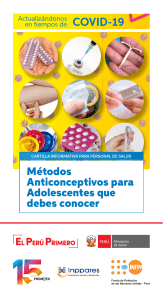 Métodos Anticonceptivos para Adolescentes: Guía Informativa