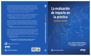 La evaluación de impacto en la práctica 2da. edición