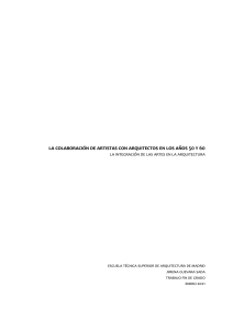 Integración Arte y Arquitectura en España (1950-1960)