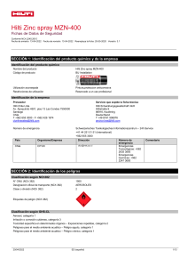 AEROSOL ZINC HDS