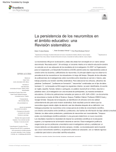 Neuromitos en Educación: Revisión Sistemática