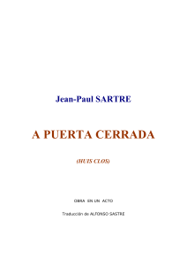 Sartre Jean Paul-A puerta cerrada