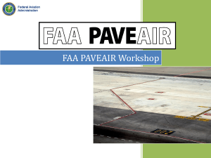 FAA PAVEAIR WORKSHOP