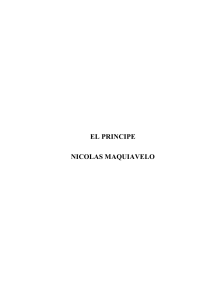 EL PRINCIPE - NICOLAS MAQUIAVELO