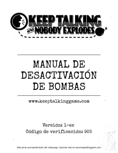 Manual de Desactivación de Bombas