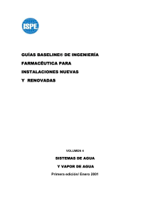 ispe sistemas de agua y vapor de agua