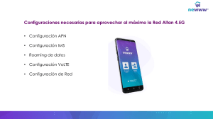 Guía de Configuración de la Red Altan 4.5G