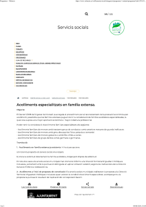 Acollimientos Familiares en Valencia: Servicios Sociales