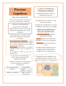 Procesos Cognitivos