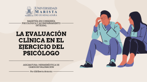 Evaluación Clínica en Psicología: Perspectivas y Relaciones