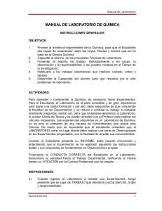 MANUAL DE LABORATORIO DE QUÍMICA