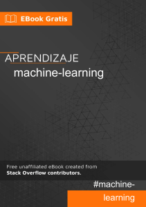 1 Aprendizaje machine learning autor RIP Tutorial