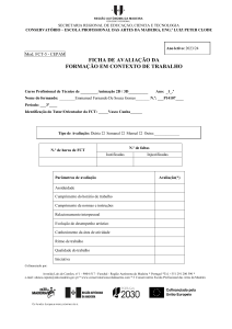 Ficha de Avaliação FCT - Animação 2D/3D