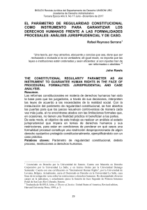 Regularidad Constitucional y Derechos Humanos: Análisis Jurisprudencial