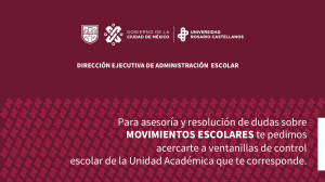 Movimientos Escolares 2024-2: Guía Universidad Rosario Castellanos