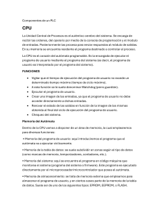 Componentes de un PLC, CPU e Instrucciones Básicas