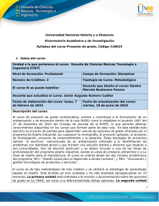 Syllabus de curso proyecto de grado