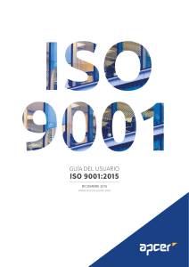 ISO 9001 2015 DICIEMBRE 2015 guia del usuario