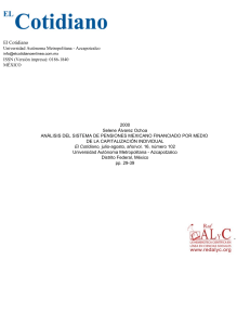 Sistema de Pensiones Mexicano: Análisis de Capitalización Individual