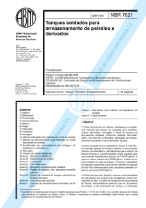 NBR 07821 - 1983 - TANQUES SOLDADOS PARA ARMAZENAMENTO DE PETRÓLEO