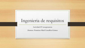 Ingenieria de requisitos