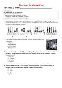 Simulacro de Matemática: Examen de Práctica