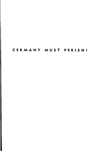 1941 - Germany Must Perish! - Theodore N. Kaufman