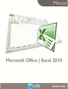 Manual de Excel 2010: Guía Completa para Principiantes y Avanzados