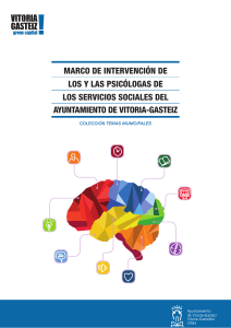 MARCO DE INTERVENCIÓN DE LA PSICOLOGÍA EN LOS SERVICIOS SOCIALES -80041 