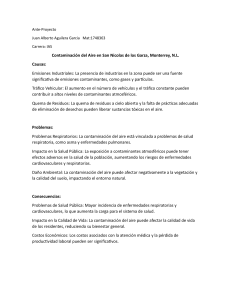 Contaminación del Aire en San Nicolás: Anteproyecto