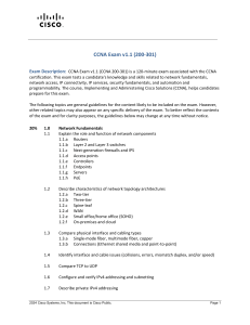 CCNA 200-301 Exam Guide: Network Fundamentals & More